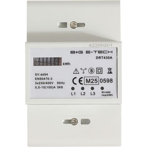 Counttec BG 1042302 Drehstromzähler analog 5 A MID-konform: Ja 1 St.
