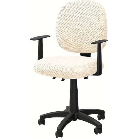 Zweiteiliger elastischer Bürostuhlbezug für modernes Bürodesign. Hergestellt aus dehnbarem, weichem Stoff, der sich der Sitzfläche anpasst, maschinenwaschbar, passend für die meisten Stühle (inkl. Rüc (1/4)