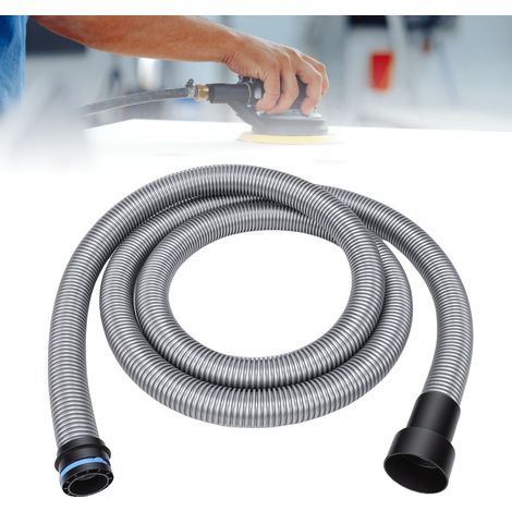 Le tuyau d'aspiration de poussière amélioré de 1-1/4 pouce x 10 pieds pour aspirateur domestique et d'atelier est livré avec 6 connecteurs/adaptateurs pour s'adapter à une variété de marques d'outils  (1/5)