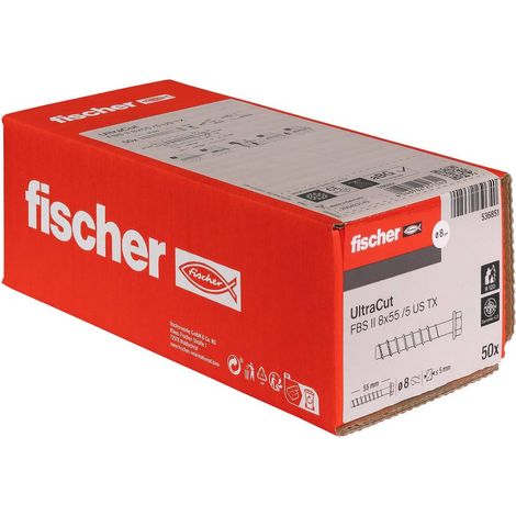 Vite per Calcestruzzo Ø 8 x 55 Fischer Italia