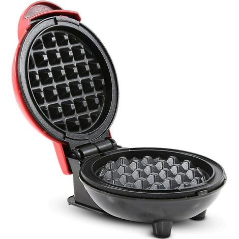 Gaufrier portable miniature pour la maison, idéal pour le petit-déjeuner, les sandwichs et les paninis, prise européenne - AquaForge (1/5)