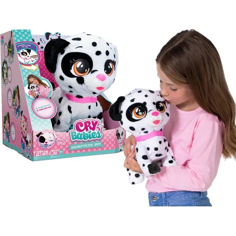 Bébés Epee CRY, mascotte interactive de chien dalmatien, marche et pleure