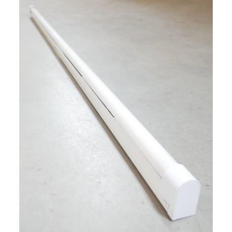 Reglette fluo 1x58W blanche 1548x31x51mm avec tube blanc naturel 4000K et ballast 230V intérieur IP20 PROTEC LLAGON158 (1/5)