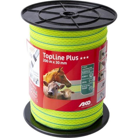 Nastro Top Line Plus 200 m 30 mm giallo/blu 8 x 0,30 mm Tricond AKO 449583