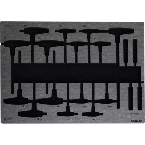 Insert de tiroir var hex key durable facile à nettoyer (1/2)