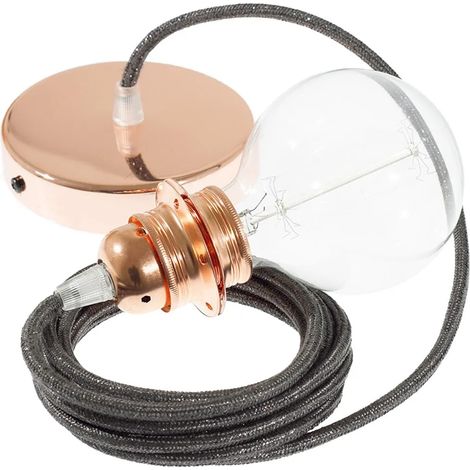 Hängelampe Creative Cables rl03 Textilkabel 1m (1/3)