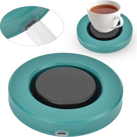 Base chauffante/chauffe-tasses isolée USB (verte) (1/5)