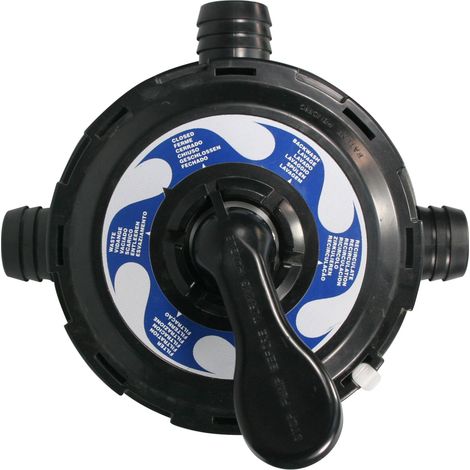 6-Wege-Ventil Top-Mount 38 mm Schlauchanschluß