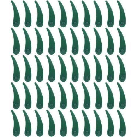 Pair 50 Pièces Lames de rechange en Plastique pour Bosch Durablade Art 23 18 LI Art 26 18 LI Coupe-bordures (1/4)