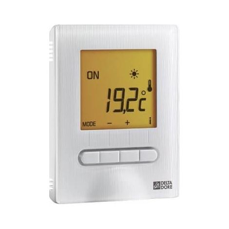 Delta dore 6151055 Minor 12 Semi-recessed digital thermostat for electric radiant floor or ceiling