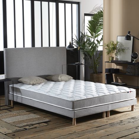 Matelas bi-confort ZENITH : accueil mémoire de forme et mousse HR 140 x 190 (1/5)