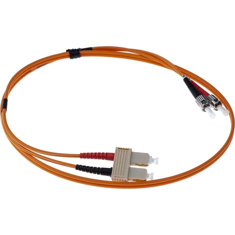 Câble fibre optique RS PRO 1m Avec connecteur / SC, OM1 Multi-mode ( Prix pour 1 ) (1/3)