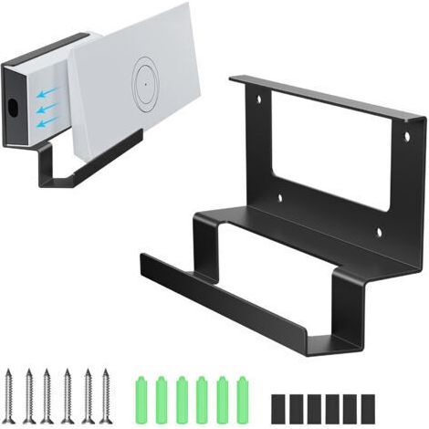 Support mural Starlink Gen 3 en alliage d'aluminium 2 en 1 pour routeur Starlink Standard V3 et kit de support mural Starlink Gen 3 (pour routeur Starlink Gen 3 Standard Dishy)