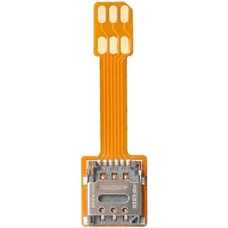 Câble d'extension externe CPE pour carte nano, compatible avec routeur WiFi portable et doté d'un emplacement pour carte à rabat et d'un FPC intégré de 5 cm. (1/5)