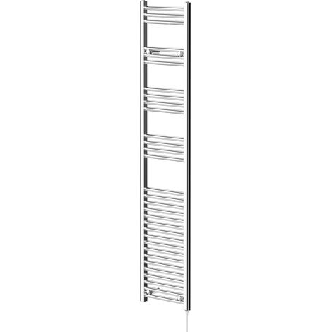 Pizarro Chrome 1800mm x 400mm Straight Electric Heated Towel Rail (1/5)