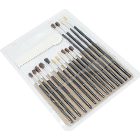 Dapetz ® 15-Piece Professional Paint Brush Set, Nylon Hair Assorted Brushes for Acrylic, Oil, Watercolor, Gouache, and Face Painting - Ideal for Artists (1/5)