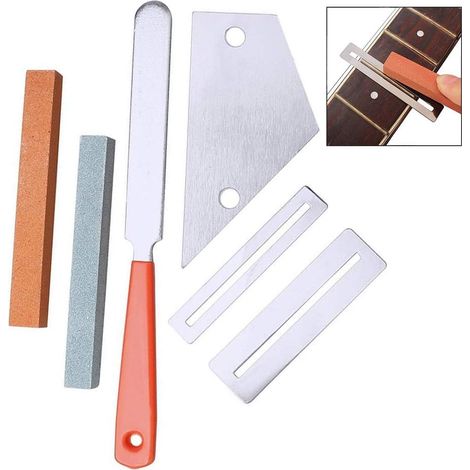LYCXAMES -- Luthier Outil, Kit d'outils pour Luthier de Guitare, Outil de Réparation Guitare Frettes (1/5)