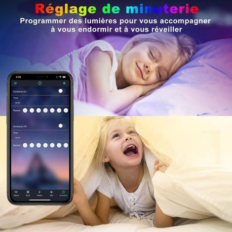 Bande LED RGB - 30m (2x15m) - Flexible Multicolore - Synchronisation Musique - Décoration Chambre Sal DVD INTERACTIF - DVD EDUCATIF (1/5)