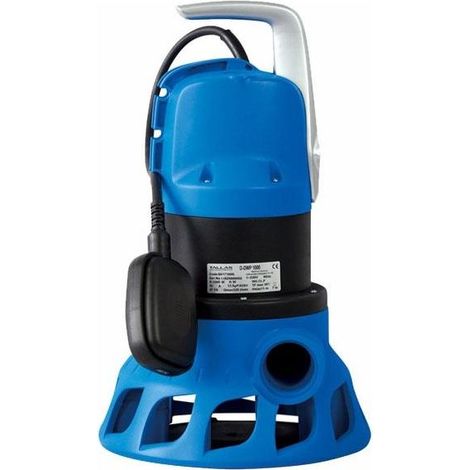 Tallas D-DWP 1000 Elettropompa Sommersa Acque Cariche 1000W 1.3 HP Portata 320 l-min Prevalenza 11m Particelle 38mm IP68