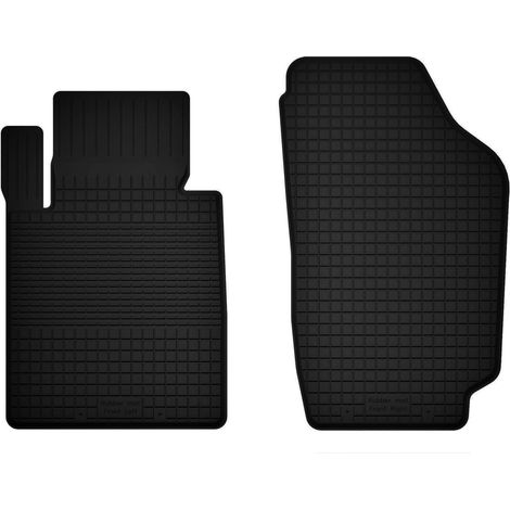 Alfombrillas delanteras de goma universales para Jeep Wrangler III JK todoterreno (2006-2017). (1/5)