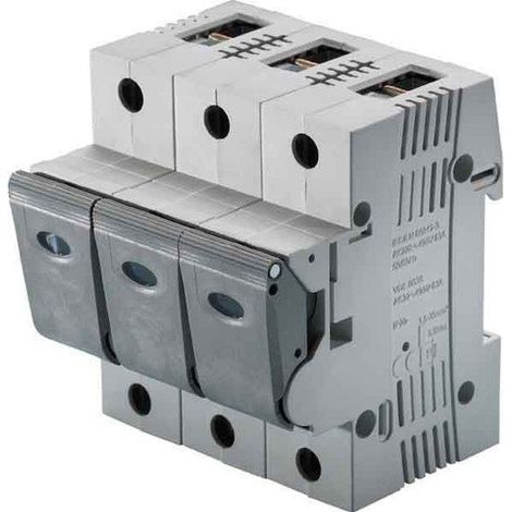 MERSEN CHARGE INTERRUPTEUR 05861.063000 63 A 230 V 5 BROCHES À TRONÇONNER NEOZED DE SICHERUNGSLASTTRENNSCHALTER 3605340496000, 0
