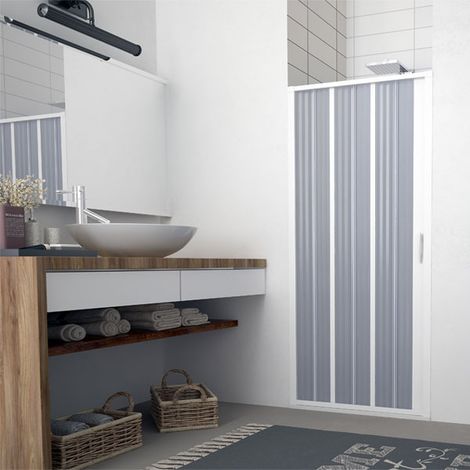 Porta a soffietto box doccia con profili in PVC  da 1,2 (1/7)