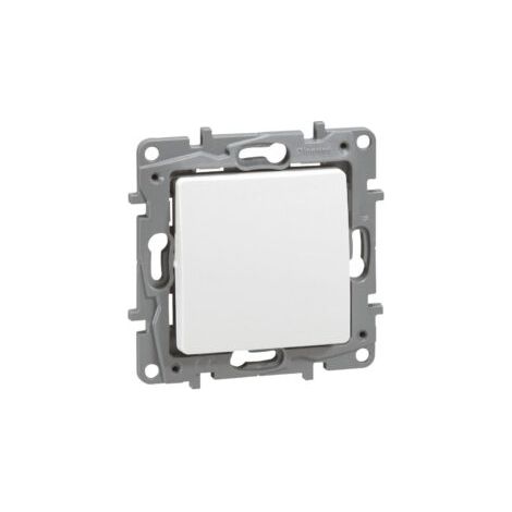 Legrand – Interrupteur va-et-vient NILOÉ 250V 10AX – Encastré en thermoplastique blanc – Bornes à vis pour courant 10A – Pour éclairage à deux points (1/5)