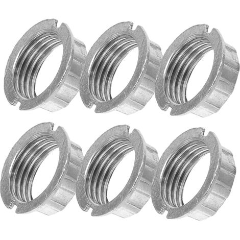 Anillo de pantalla de lámpara G9 de aleación de zinc plateado, adaptador de bombilla G9 para lámparas de mesa/pie, uso multiusos. (1/5)