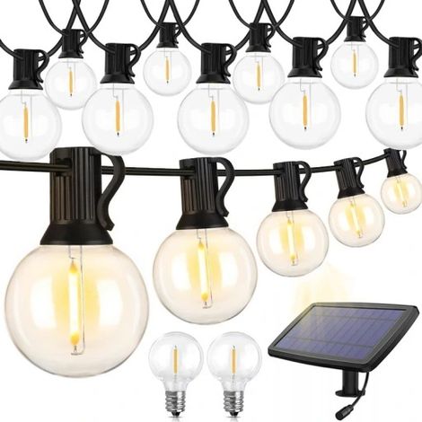 GARTEN-SOLAR-LICHTERRIEGEL, HÄNGEND, 25 LEDs