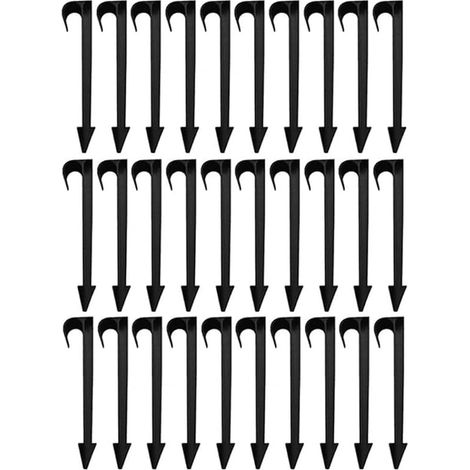 Lot de 50 AquaPEG piquets de Fixation pour Ligne d'égouttement, tuyaux d'irrigation et tuyaux gouteurs pour Tube de 16mm (1/5)