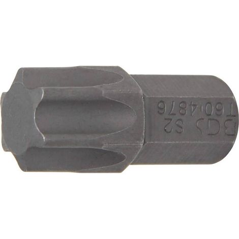 Embout T60 Torx 10 mm x 30 mm - Profil T, Précision et Durabilité - Chrome-Vanadium, Zones Difficiles - D-Work