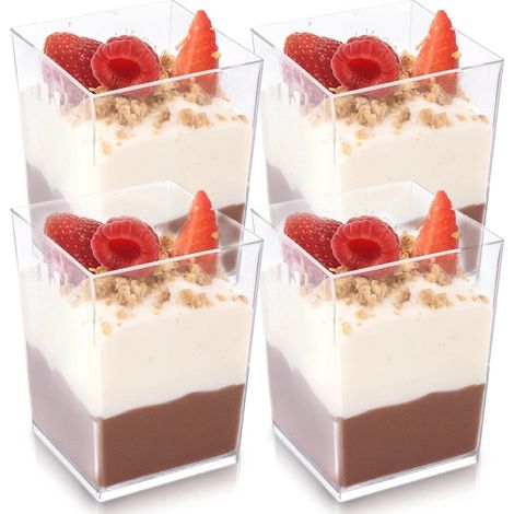 Dessert Cups Set, 160 ml, Reusable, 4 Pieces (1/5)