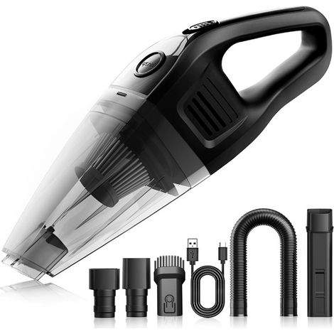 Aspirateur portable sans fil avec forte aspiration et chargement USB (1/5)