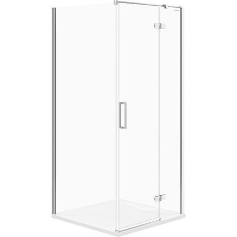 Cersanit Jota - Box doccia 90x90 cm, dx, cromo/vetro trasparente S160-002 (1/5)