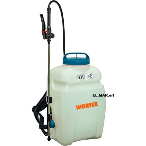 Pompa Elettrica 12 V batteria al LITIO 16 litri irrorazione 4 BAR Wortex S16-E