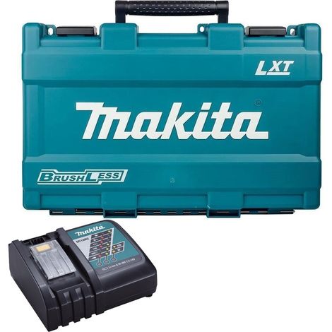 Makita DC18RC 18v 22min Intelligent FAST Lithium Battery Charger Black + Case (1/5)
