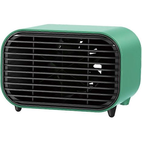 Chauffage électrique portable, pour chambre, bureau, pièce, bureau et usage intérieur - Vert - Prise européenne (1/5)