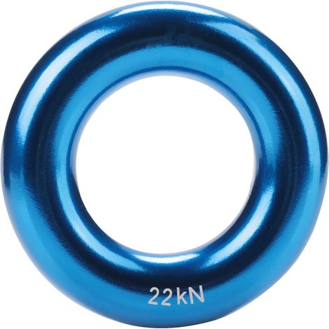 Abseilring aus Aluminiumlegierung – blauer O-Ring für Klettern und optimale Spannung (1/5)