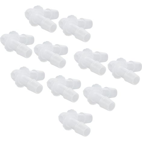 90°-Winkelstück für Schlauch, 10 Stück, L-Adapter, gleicher Durchmesser, 9,5 mm Kunststoffanschluss, rechtwinkliger Verbinder (1/5)