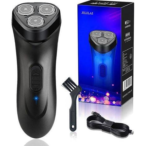 Rasoir électrique pour femmes Rasoir électrique pour hommes Tête de rasoir électrique étanche/rechargeable Lame de voyage portab (1/5)