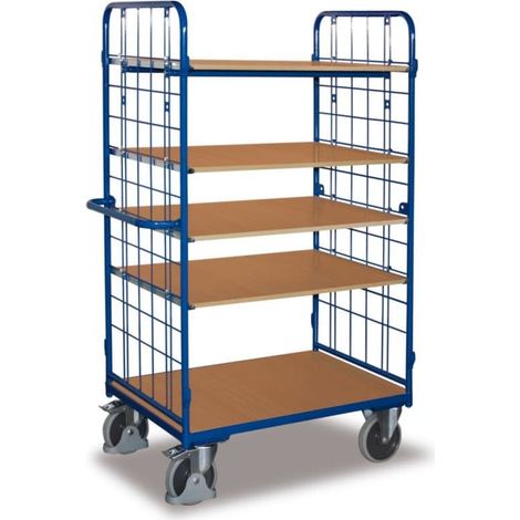 VARIOfit Etagenwagen hoch 850 x 500 mm 5 Böden 2 Wände (1/2)