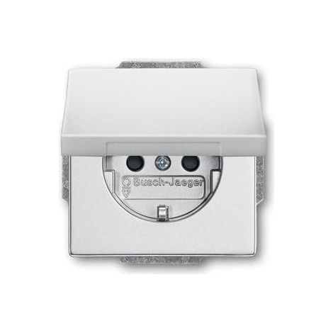 Busch-Jaeger 20 EUK-83 SCHUKO® Steckdosen-Einsatz mit Klappdeckel (1/5)