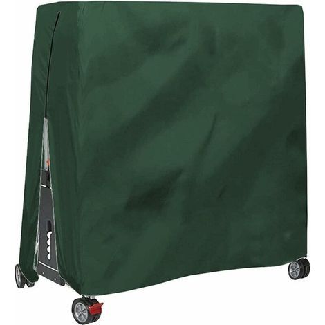 Housse pour Table De Ping Pong, Étanche Résistance Au Vent Anti-UV Robuste Tissu Oxford Bâche De Protection Table De Tennis De Table avec Fermeture À Glissière Et Cordon Réglable,TRIMEC (1/4)