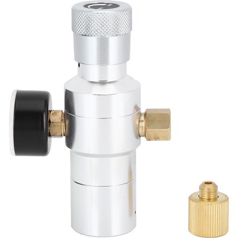 Mini régulateur de CO2 pour la fabrication de bière, soda et eau gazeuse maison, en aluminium MFL 3/8‑pouce, 0-150 PSI