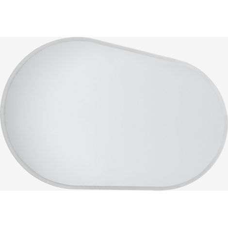 SKLUM Ovaler Wandspiegel für das Badezimmer mit LED-Licht und Antibeschlag Riben &x2194&xFE0E 120 cm