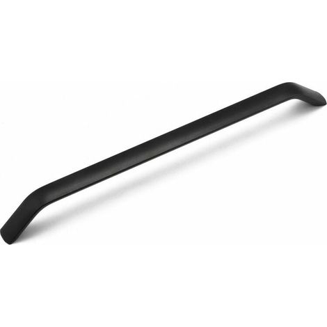 Confezione da 10 maniglie e pomelli per cassetti per mobili da cucina, mobili per camera da letto, maniglie per cassetti, distanza dal centro del processo di sabbiatura 224 mm, nero (1/5)