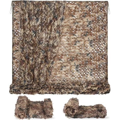 Filet de Camouflage Militaire, 6 x 6 M, pour la Chasse, Le Camping, Les Forêts, Les Jardins et Autres Scènes, Militaire (1/5)