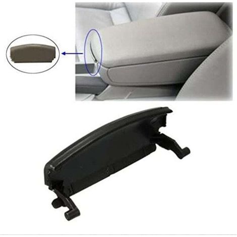 Funda para reposabrazos de Audi A4 B6 (2000-2005) - Negra - Clip de fijación resistente (1/4)