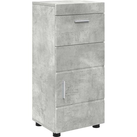 Maison Exclusive - Set di Armadi da Bagno TULUM Grigio cemento 37 x 31,5 x 82 cm
