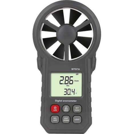 Anémomètre de haute précision, adapté aux tests industriels, anémomètre numérique, longue durée de vie même dans des environnements difficiles, disponible en plusieurs couleurs. (1/5)